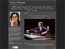 Tablet Screenshot of nancyzeltsman.com